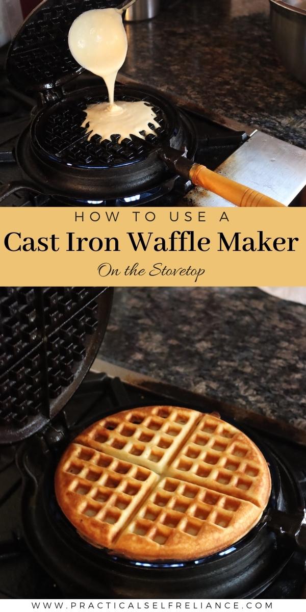 How to Use a Cast Iron Waffle Maker