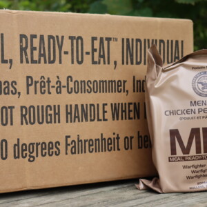 Military MRE Package and Box