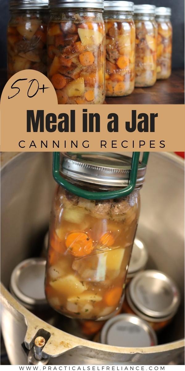 Meal in a Jar Canning Recipes