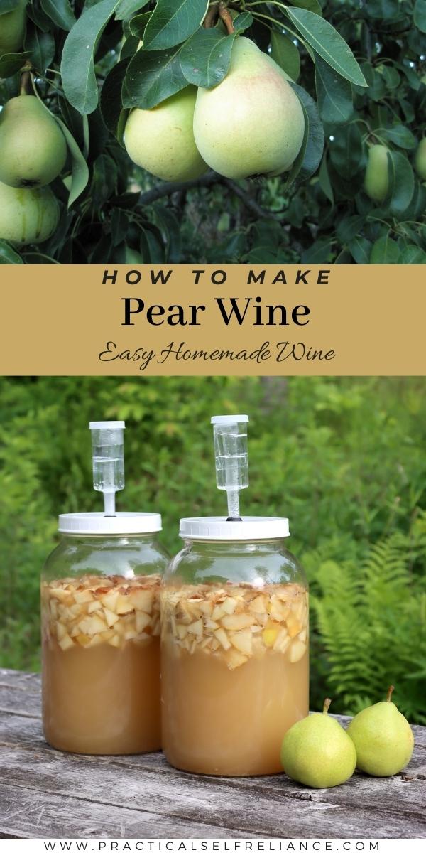 How to Make Pear Wine