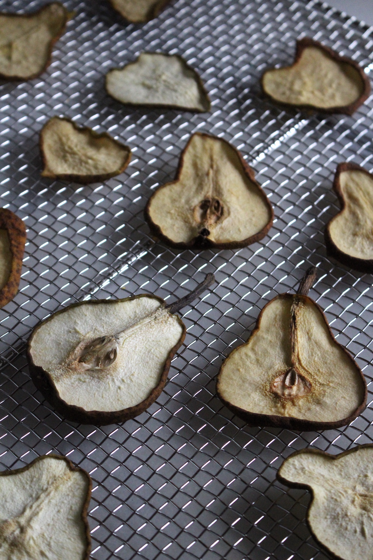 Dehydrating Pears