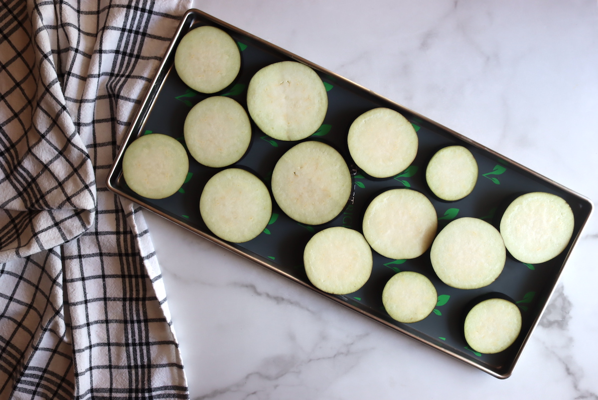 Freeze Drying Eggplant