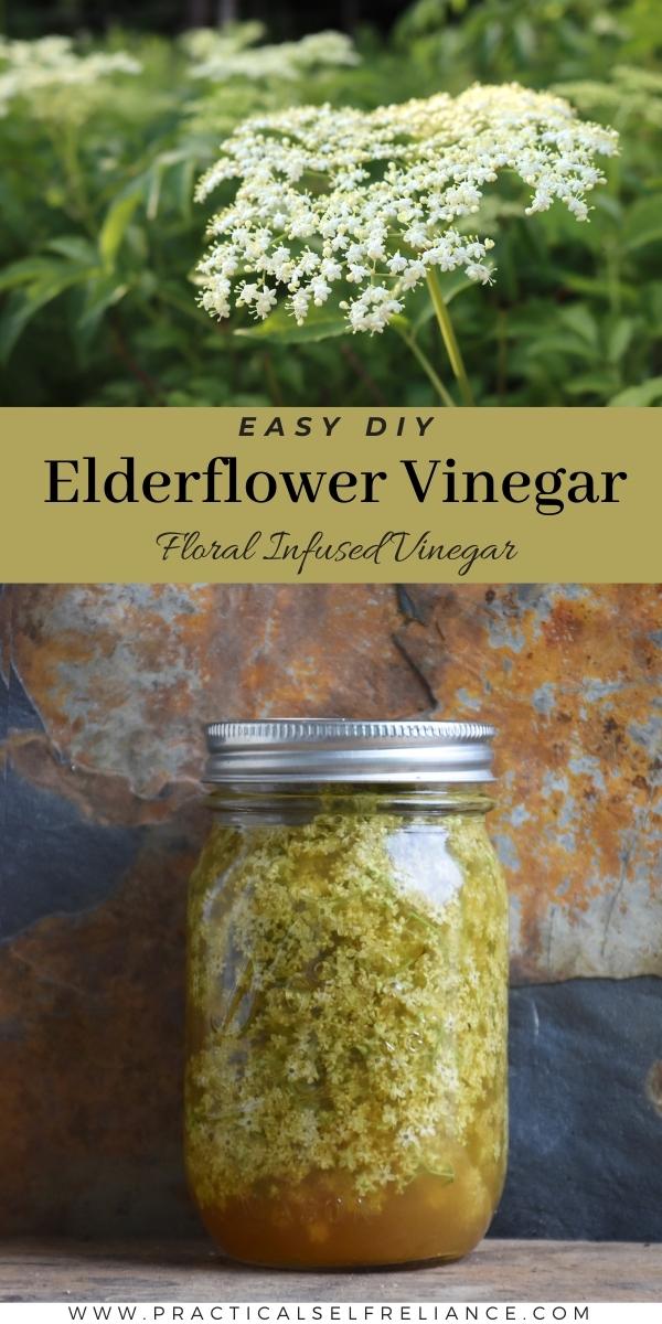 DIY Elderflower Vinegar