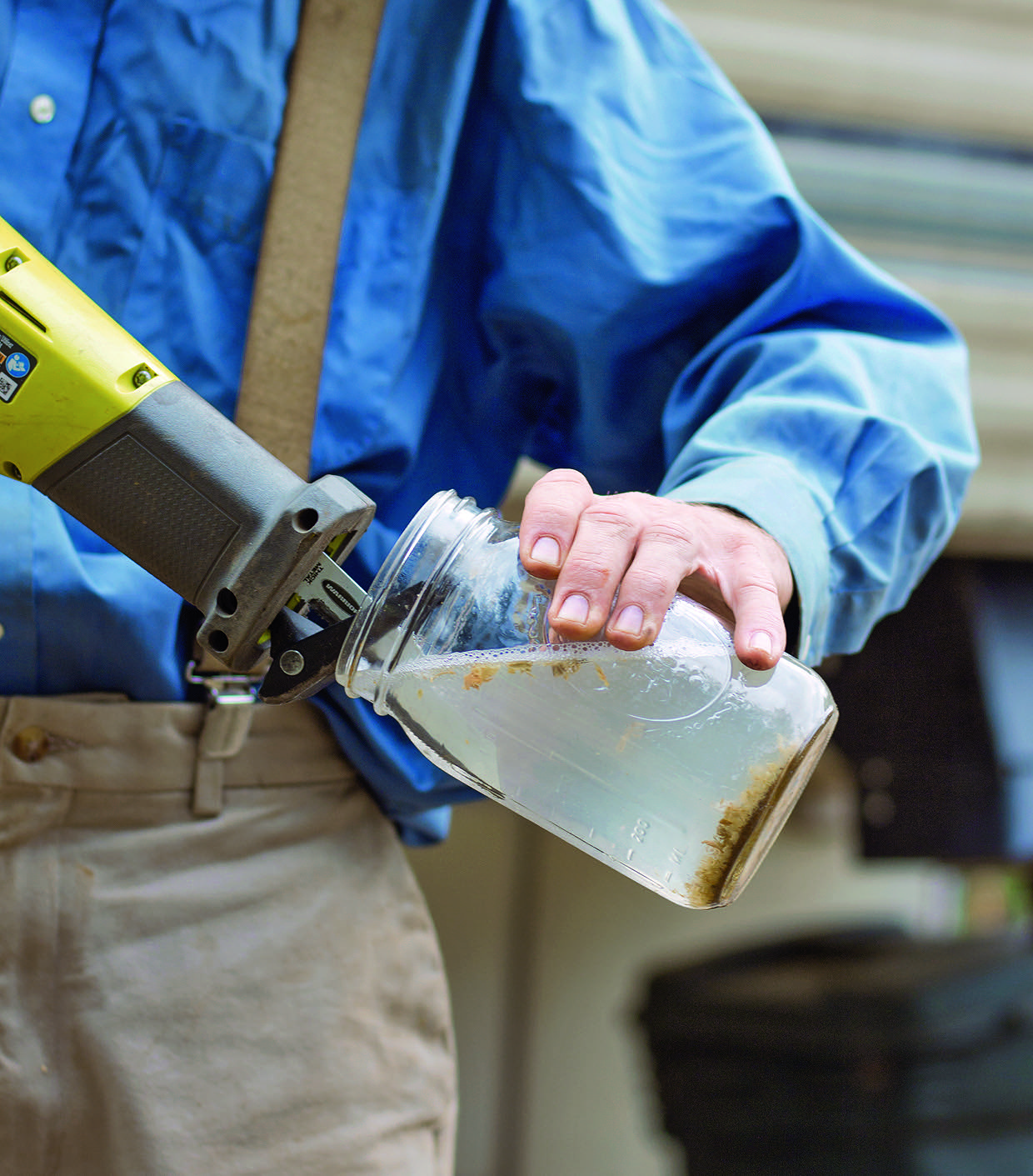 Dip the reciprocating saw blade in water between rebar cuts.
