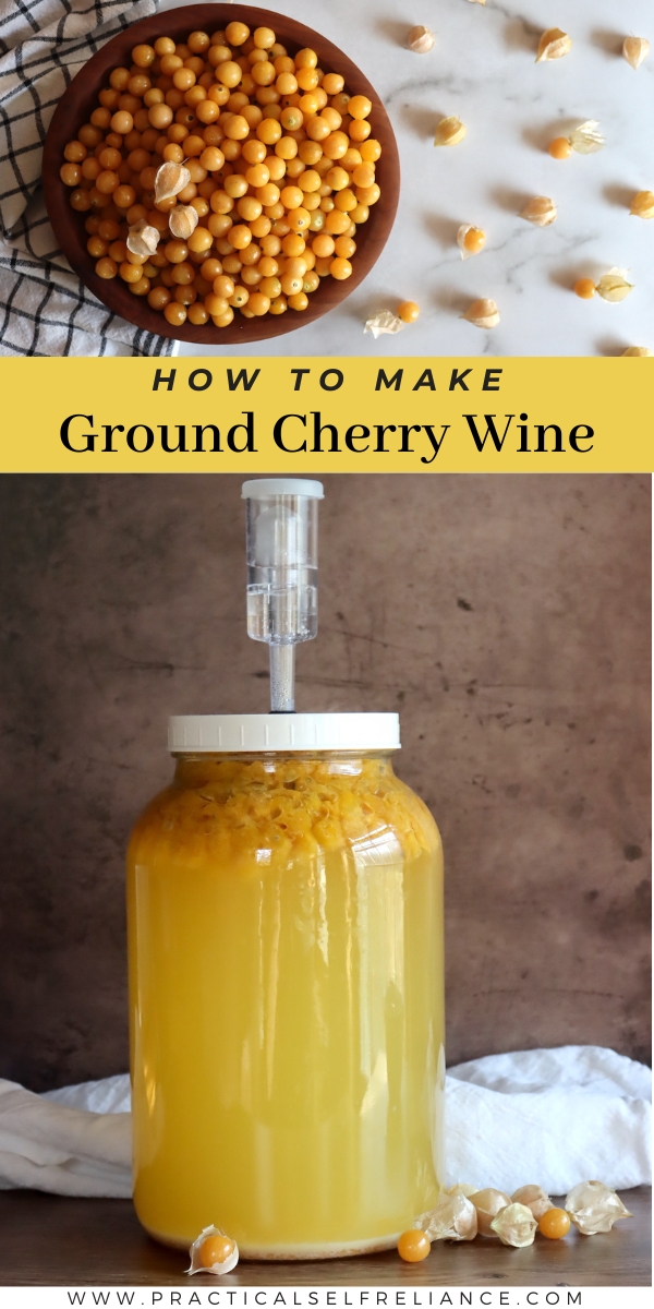 Ground Cherry Wine
