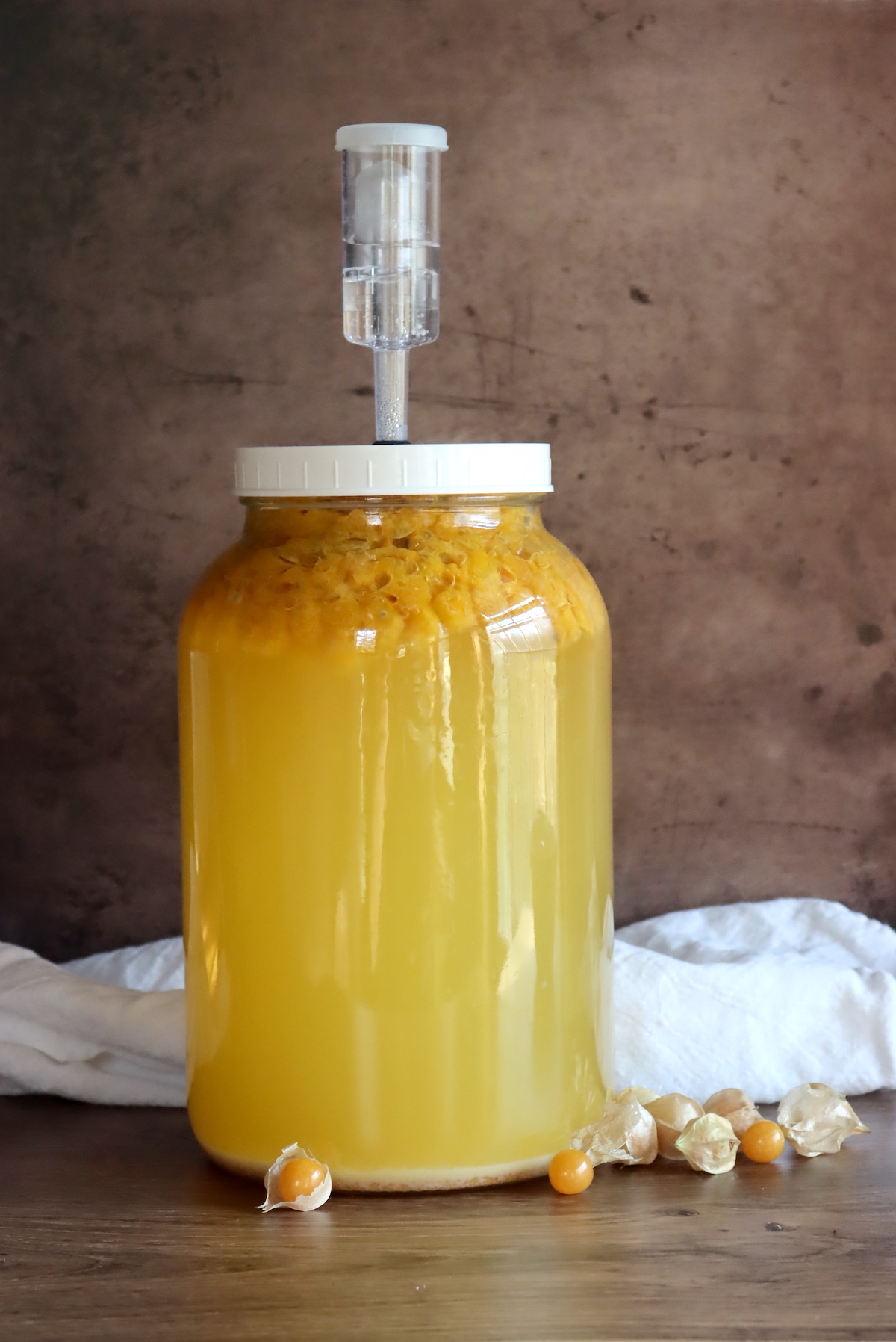 Ground Cherry Wine (Husk Cherries)