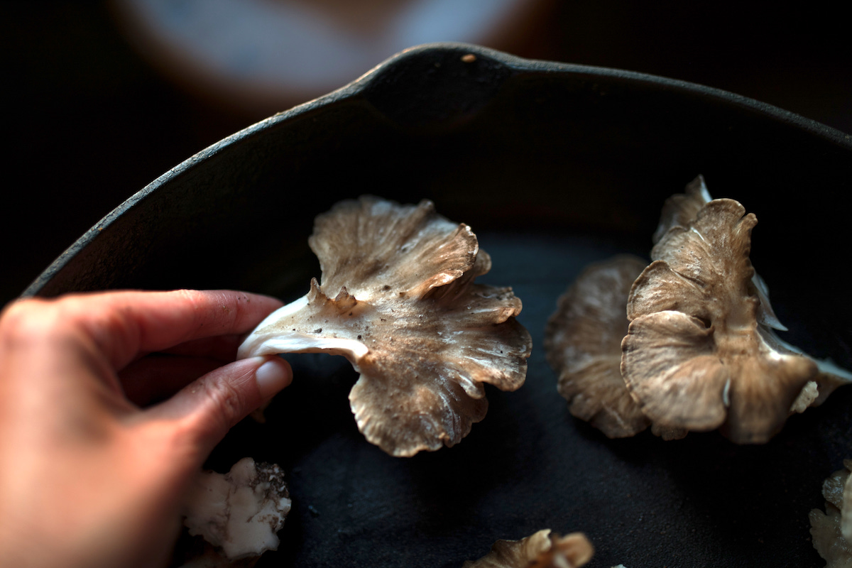 Cooking Hen of the Woods Mushrooms