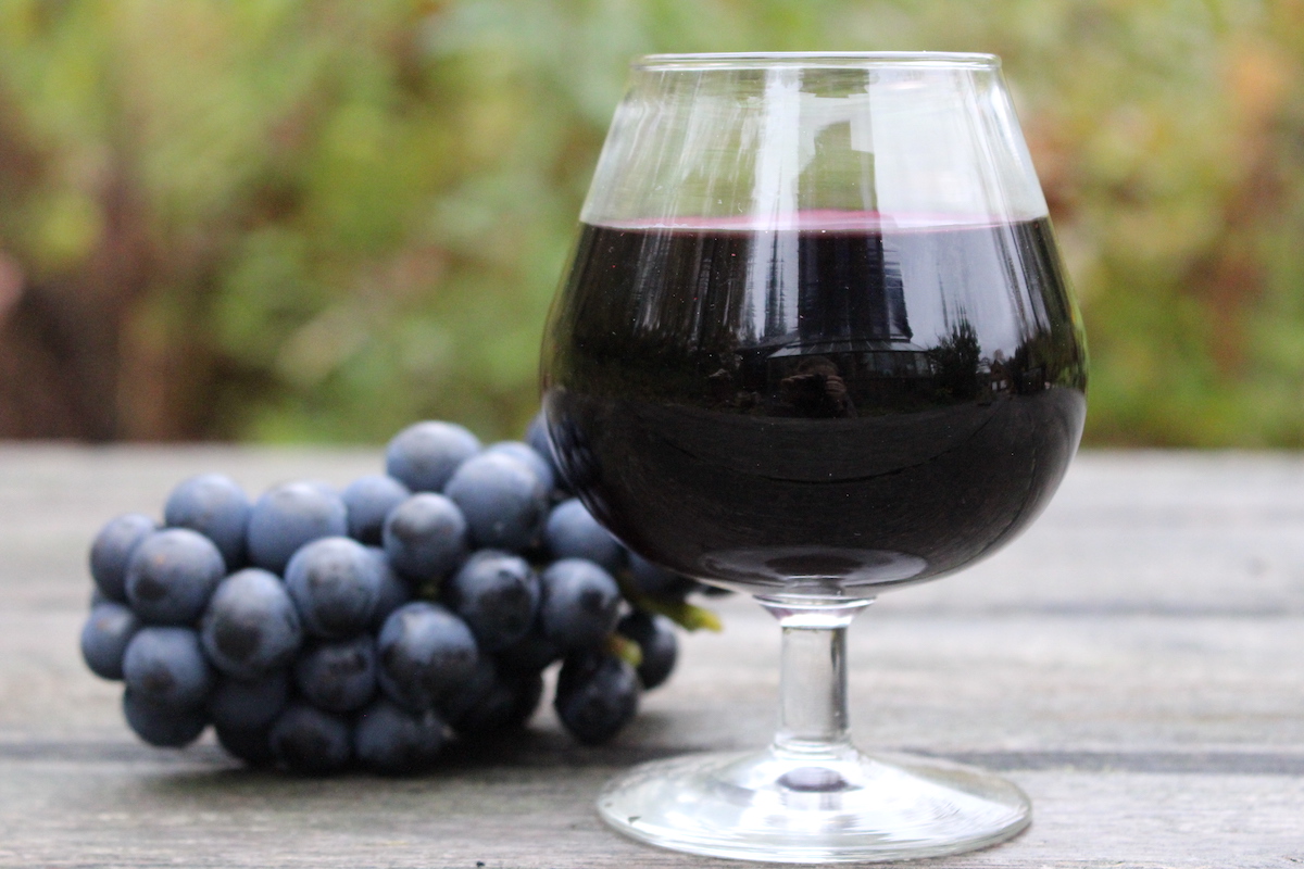 wine from grapes