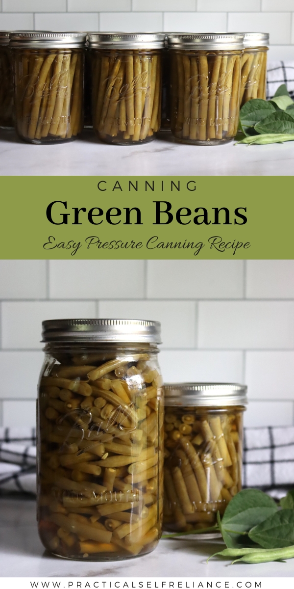 How to pressure can green beans