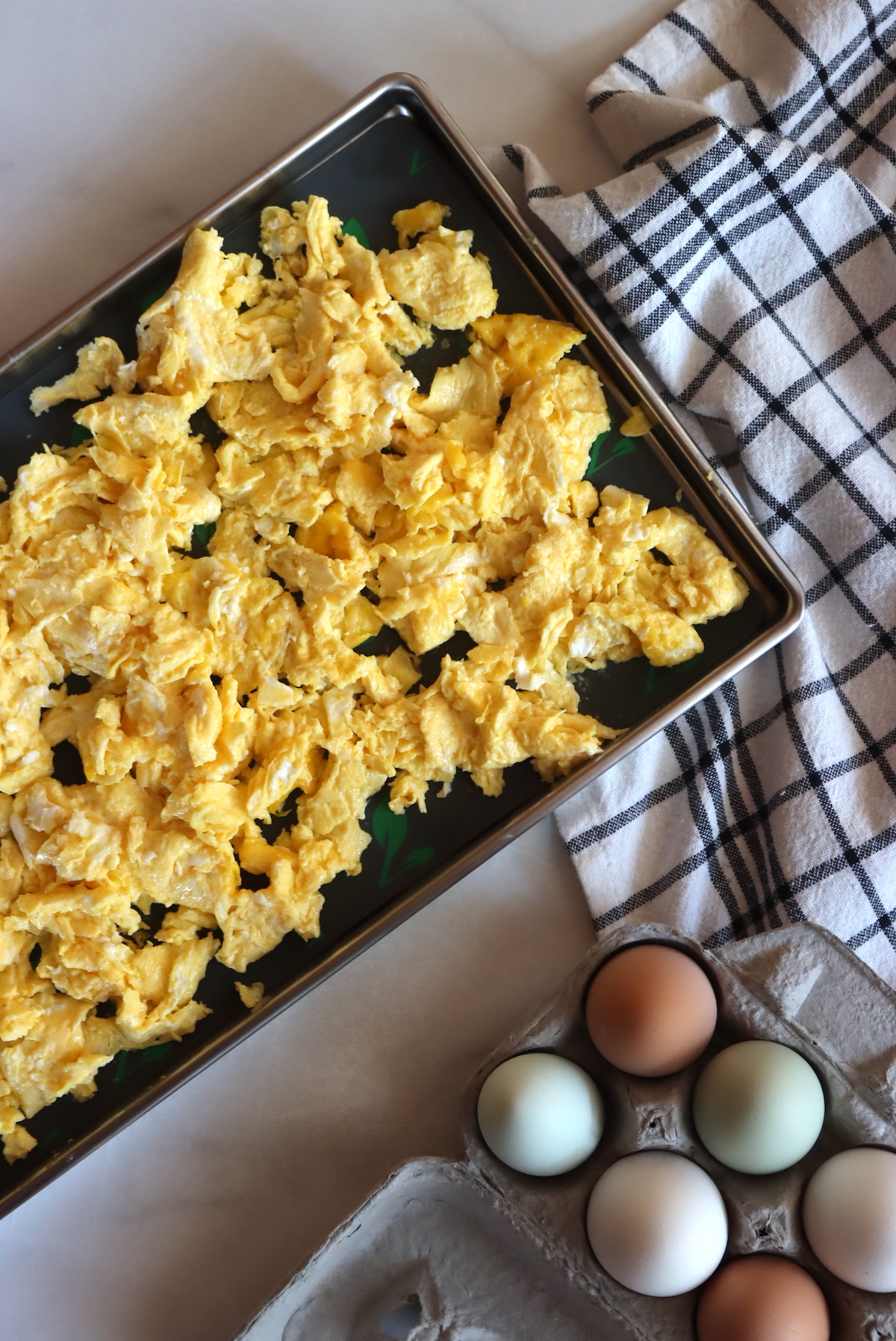 Freeze Drying Scrambled Eggs at Home
