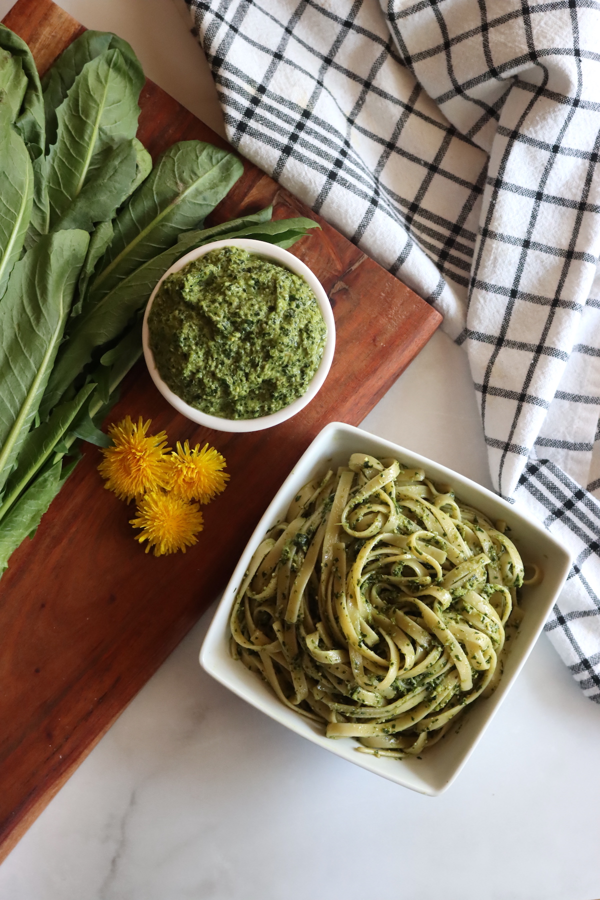 Dandelion Greens Pesto