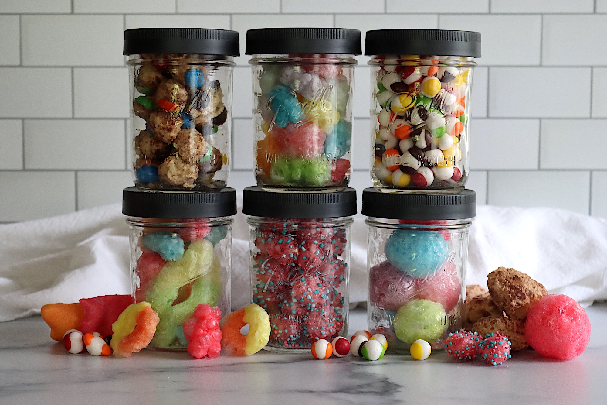 Freeze Dried Candy Jars