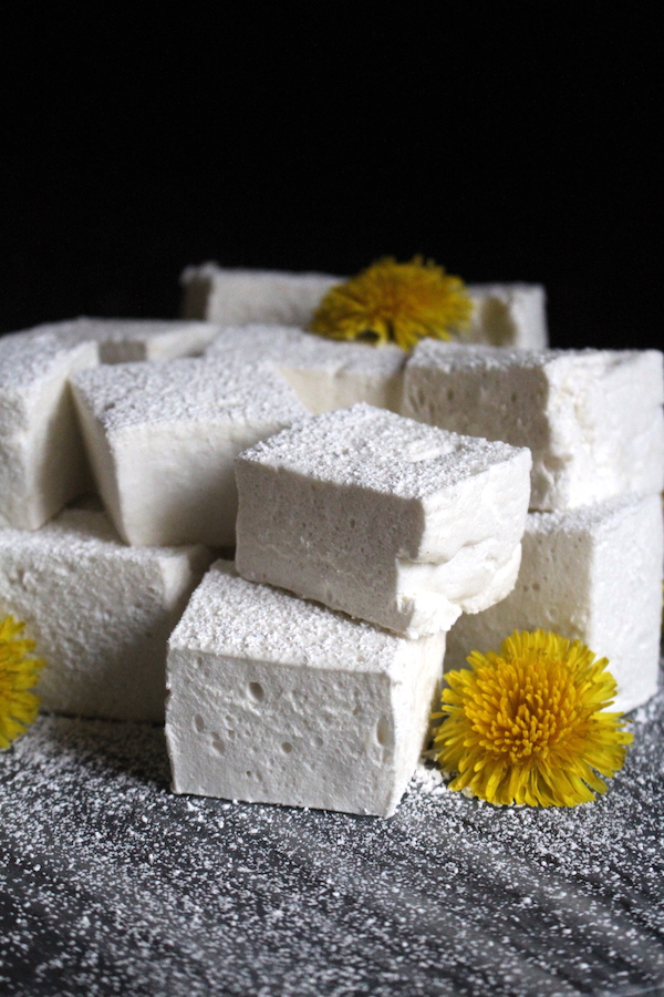 Honey Marshmallows Infused with Dandelion
