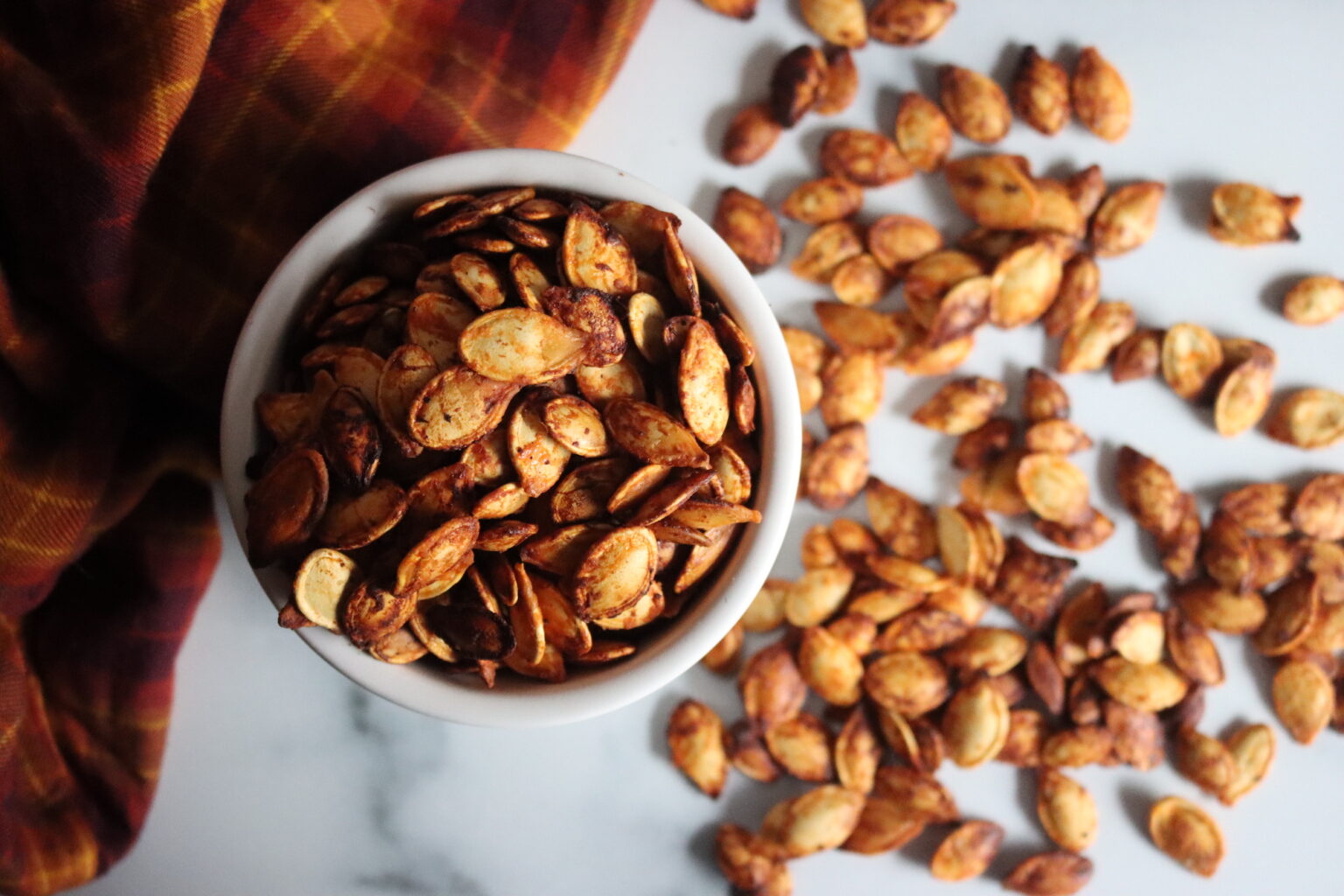 Cheddar Roasted Pumpkin Seeds