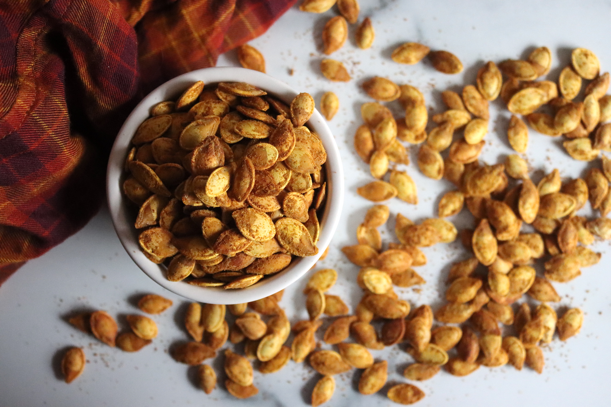 Curry Roasted Pumpkin Seeds