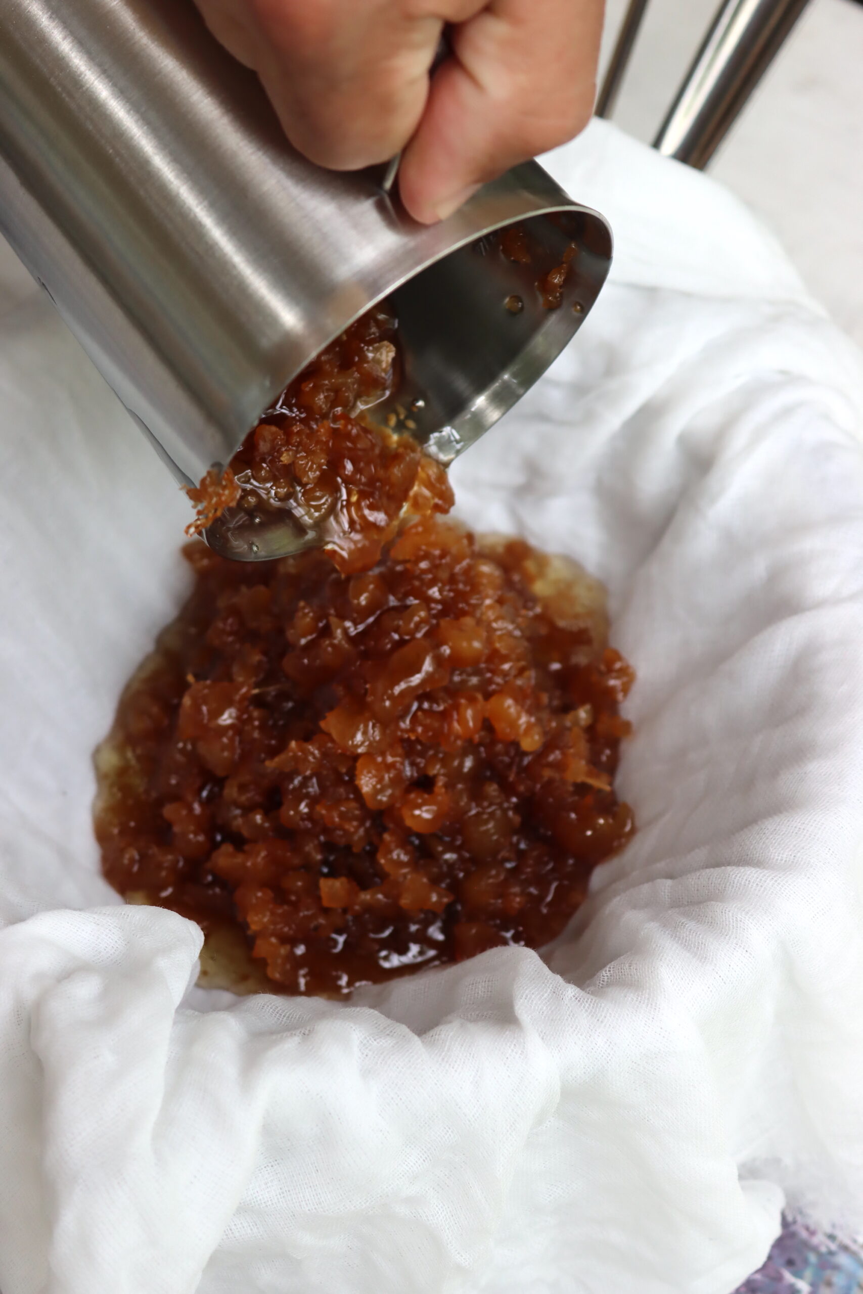 Straining Tallow