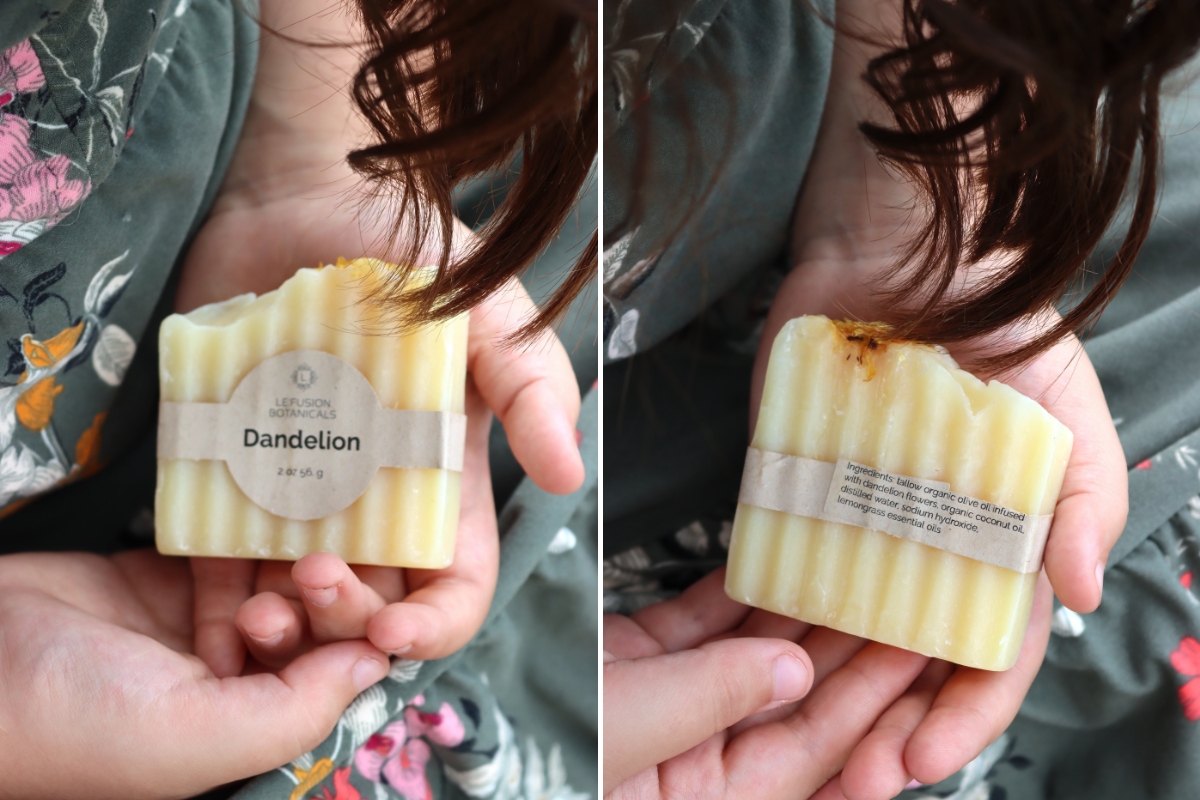 Dandelion Soap with Tallow
