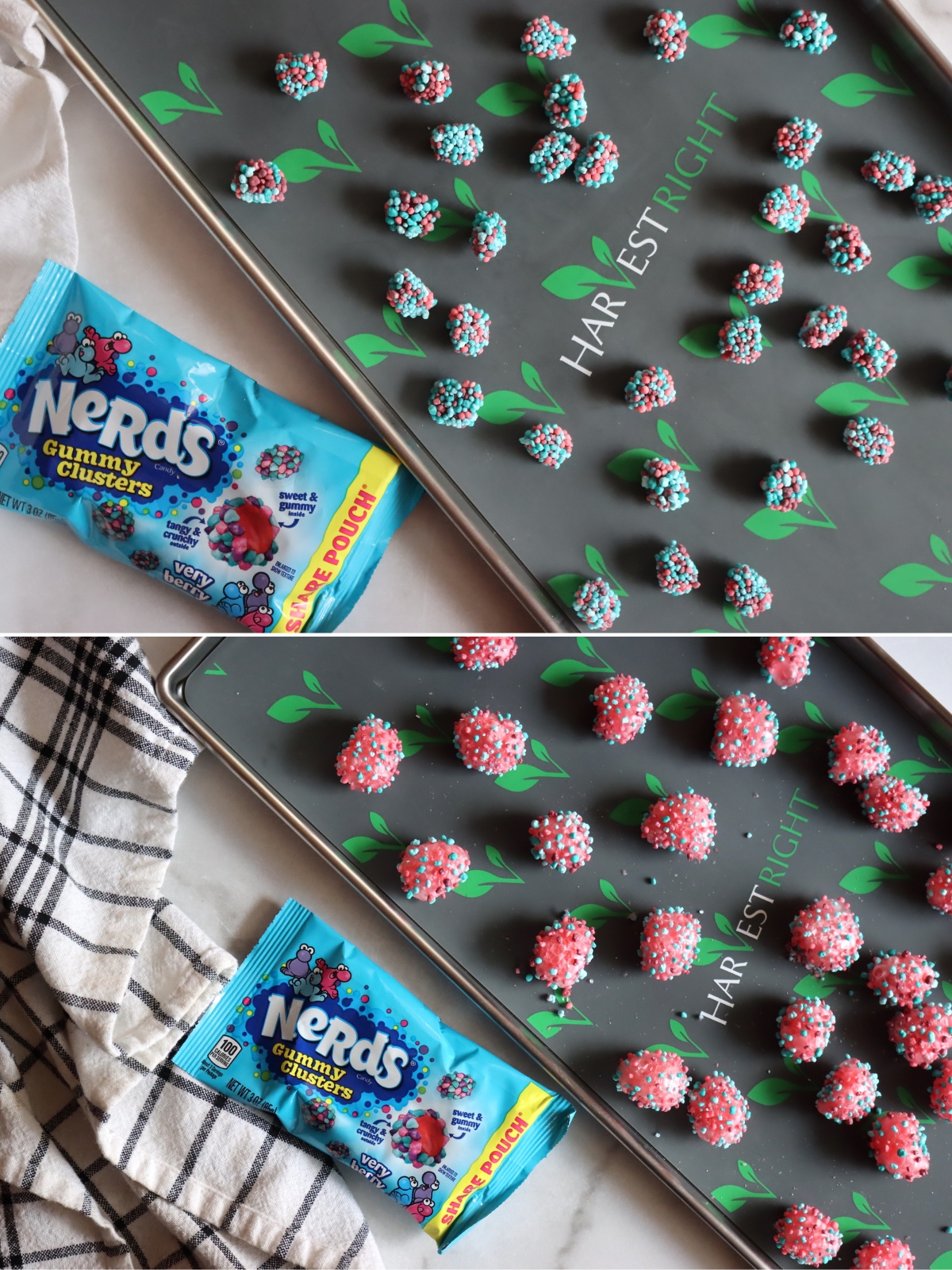 Freeze Dried Nerds clusters comparison