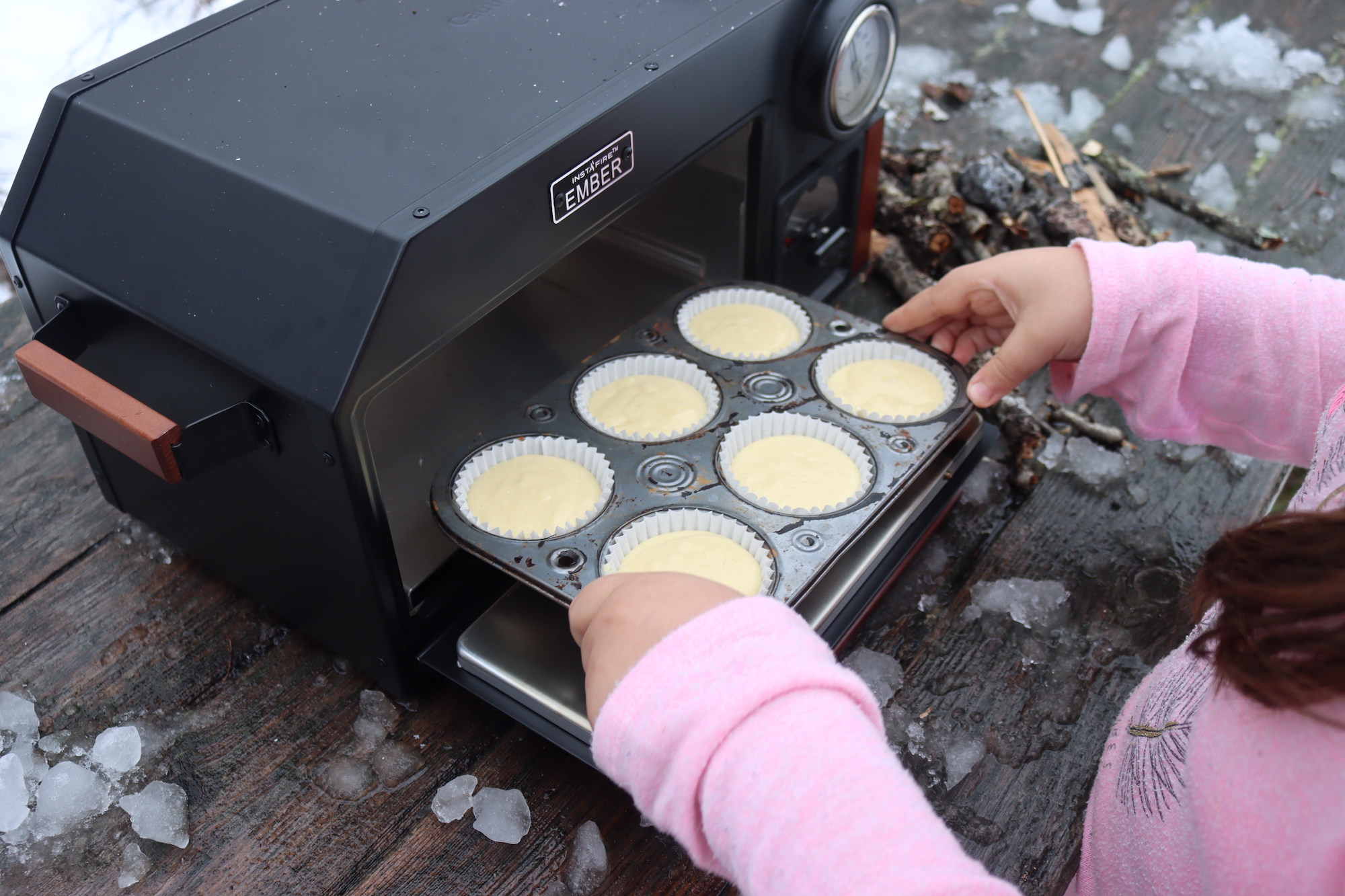 Baking Cupcakes in Ember Instafire