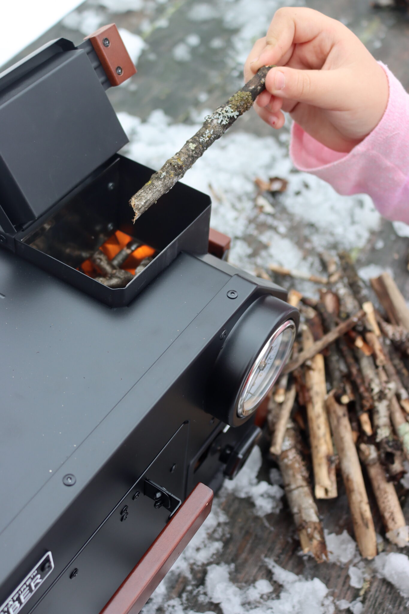 Child Feeding Ember Instafire