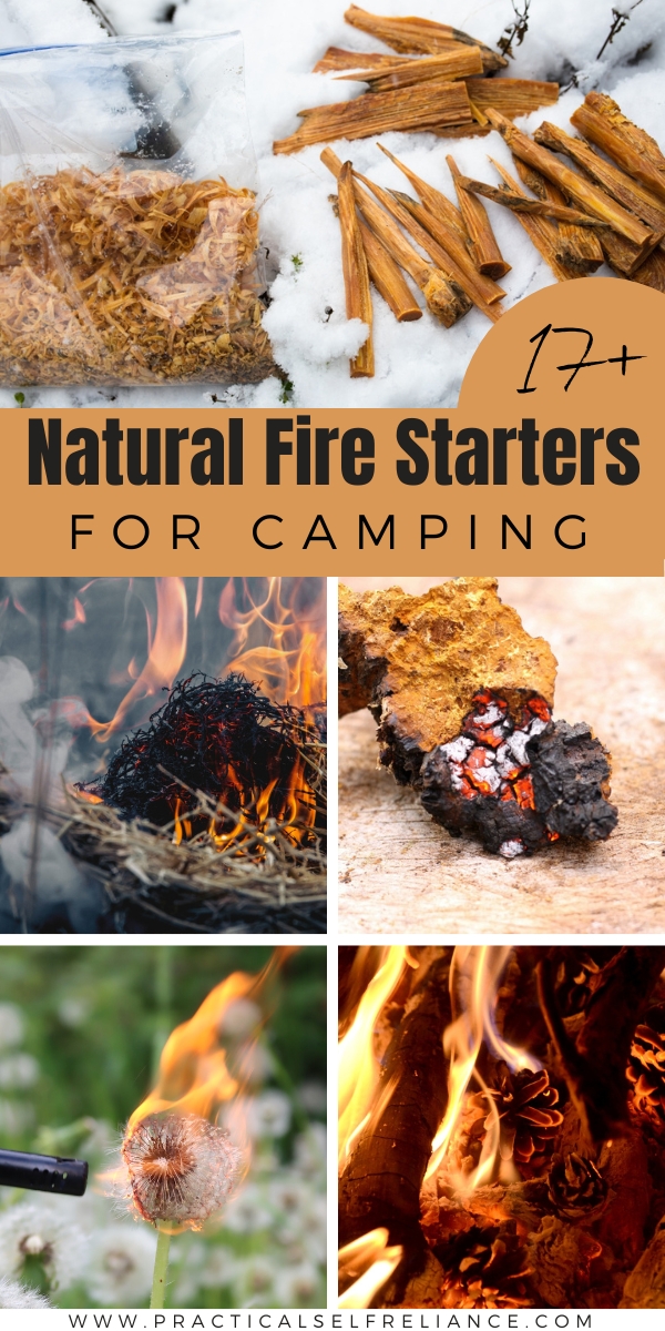 Natural Firestarters for Camping
