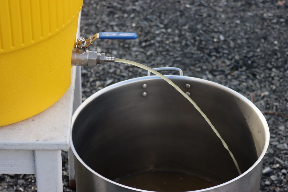 Preparing to Boil Beer