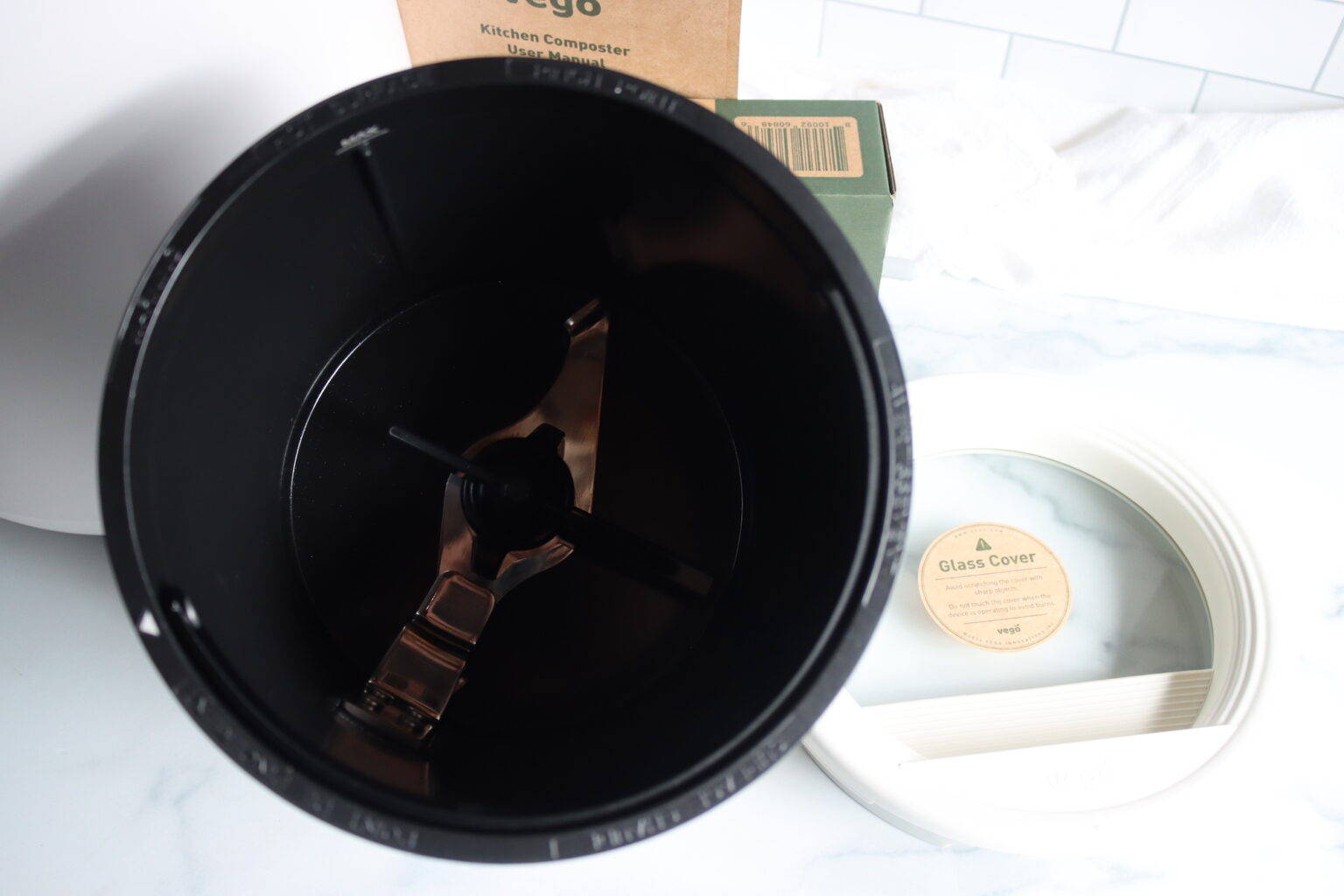 Countertop Composter Bucket Inside