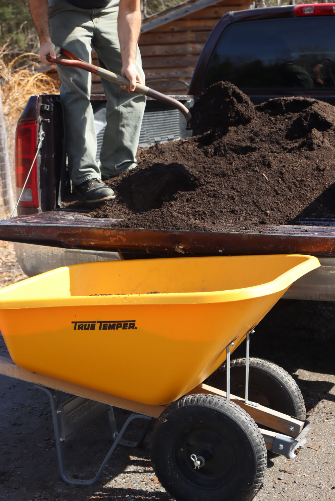 Unloading Compost
