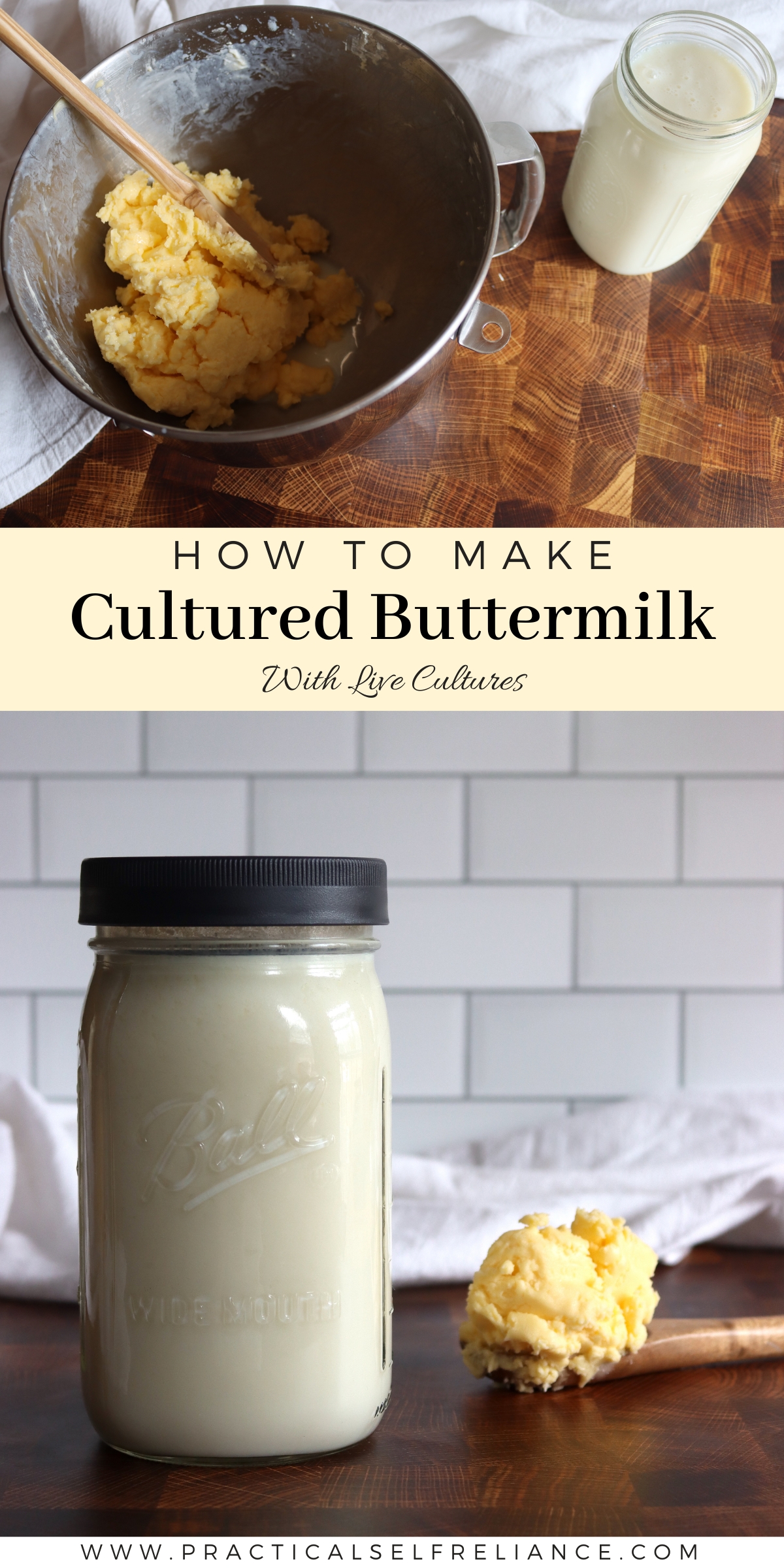 How to Make Cultured Buttermilk