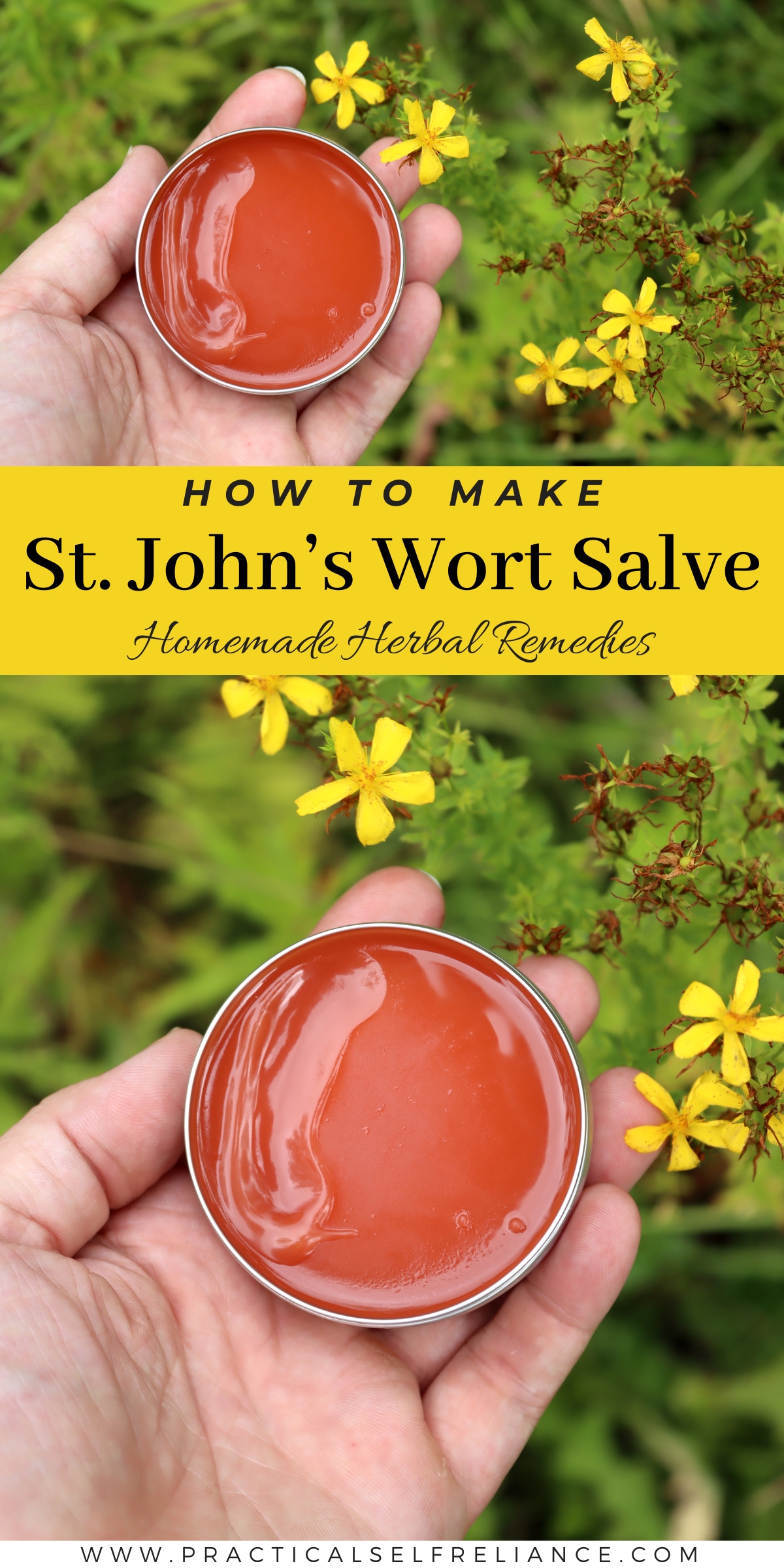 Making Saint Johns Wort Salve