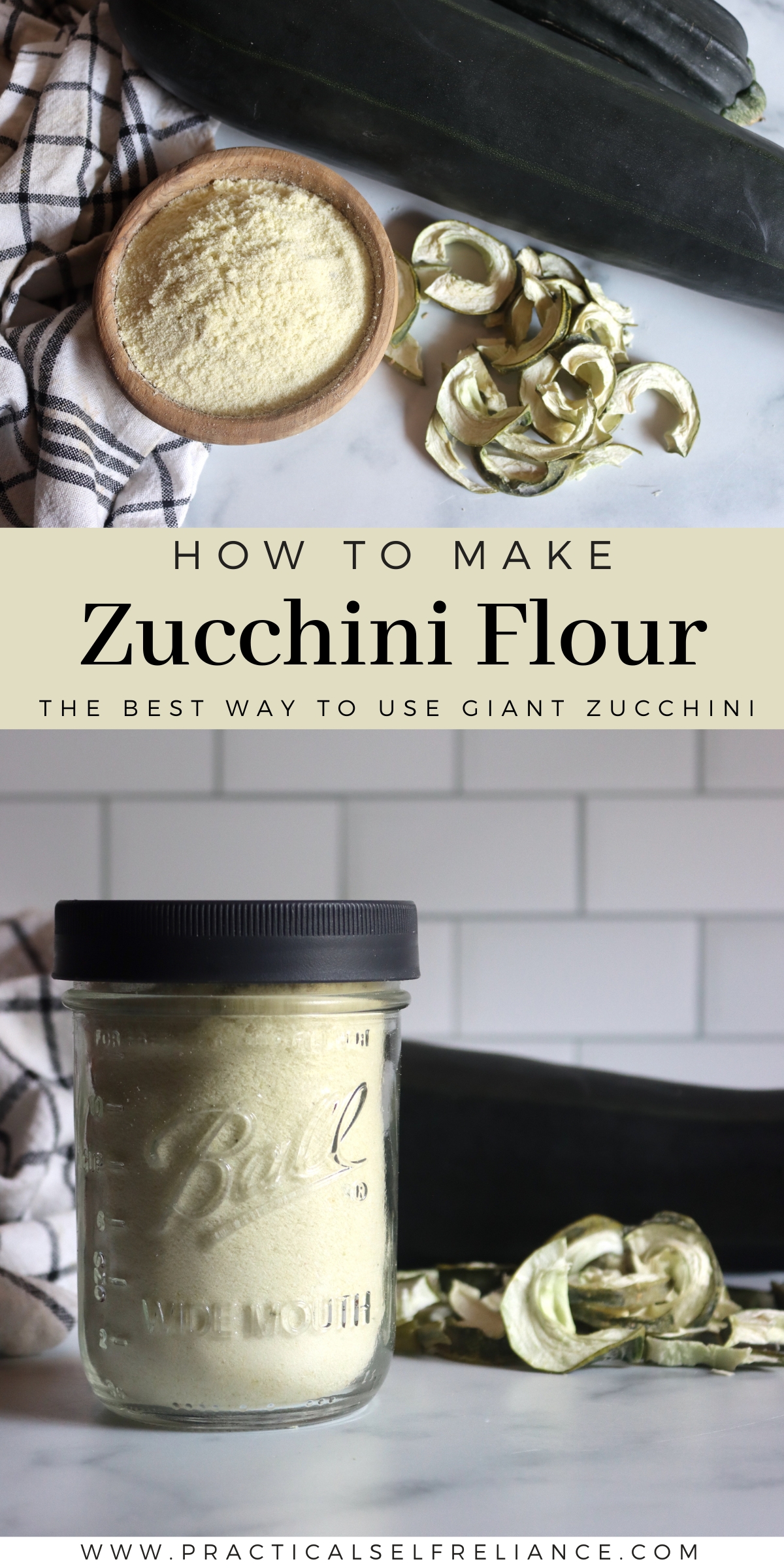 How to Make Zucchini Flour