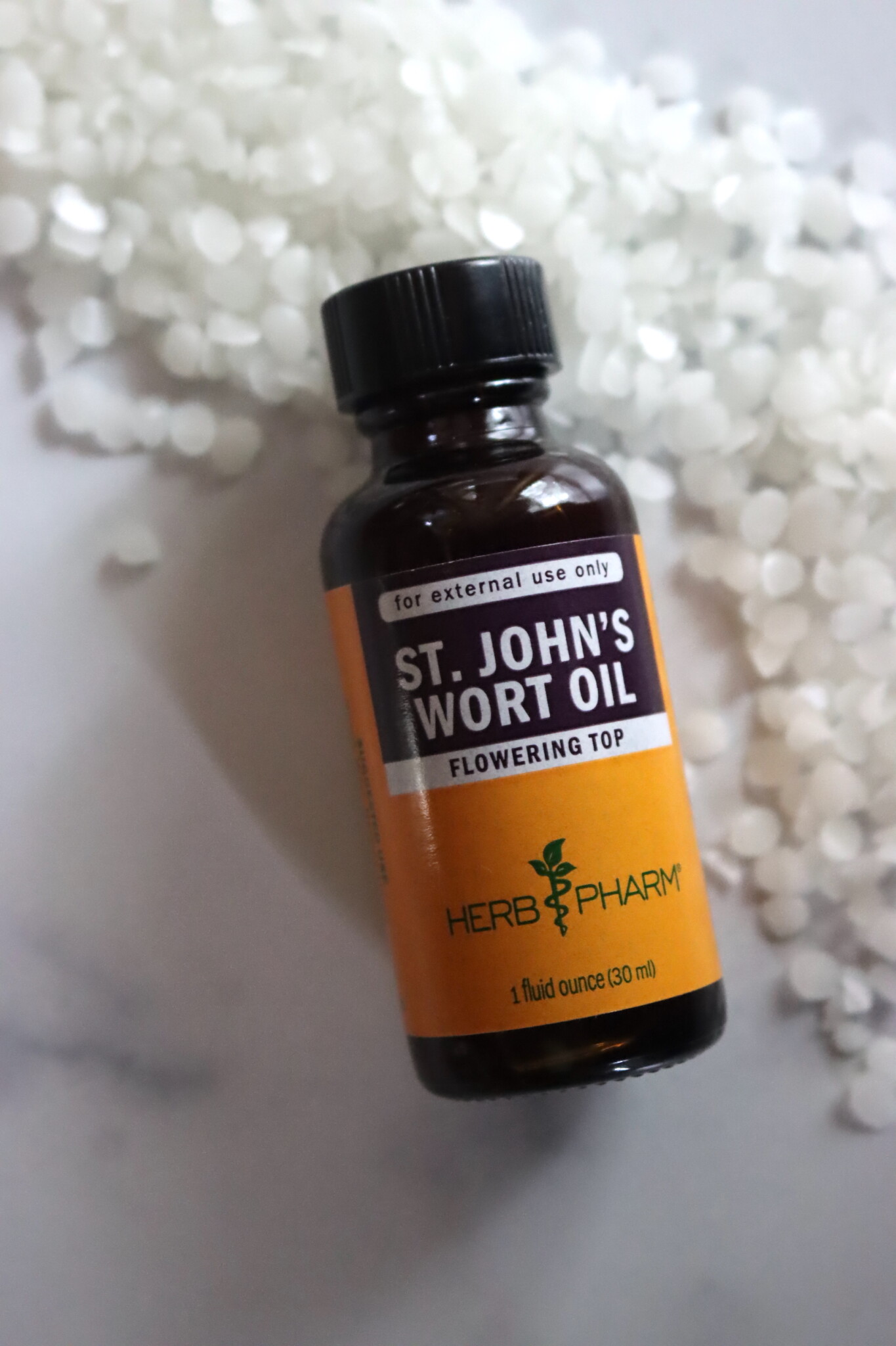 St. Johns Wort Oil and White Beeswax for Salve