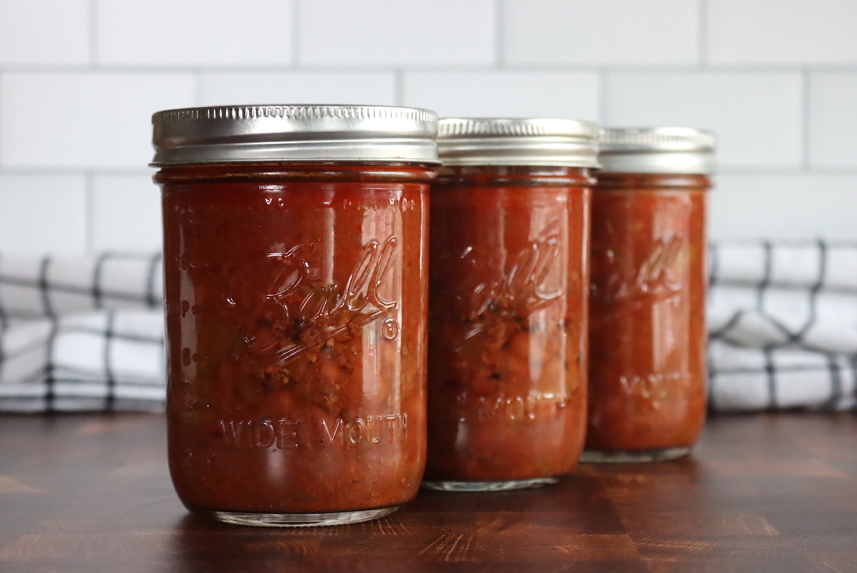 Canning Chili Con Carne