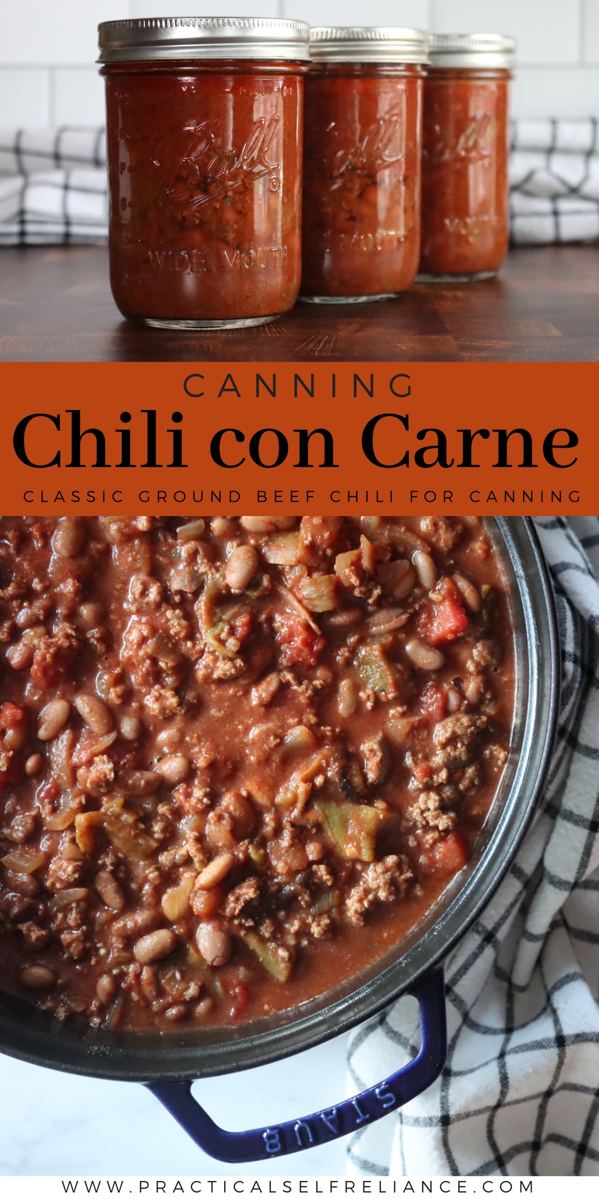 Chili con Carne Canning Recipe