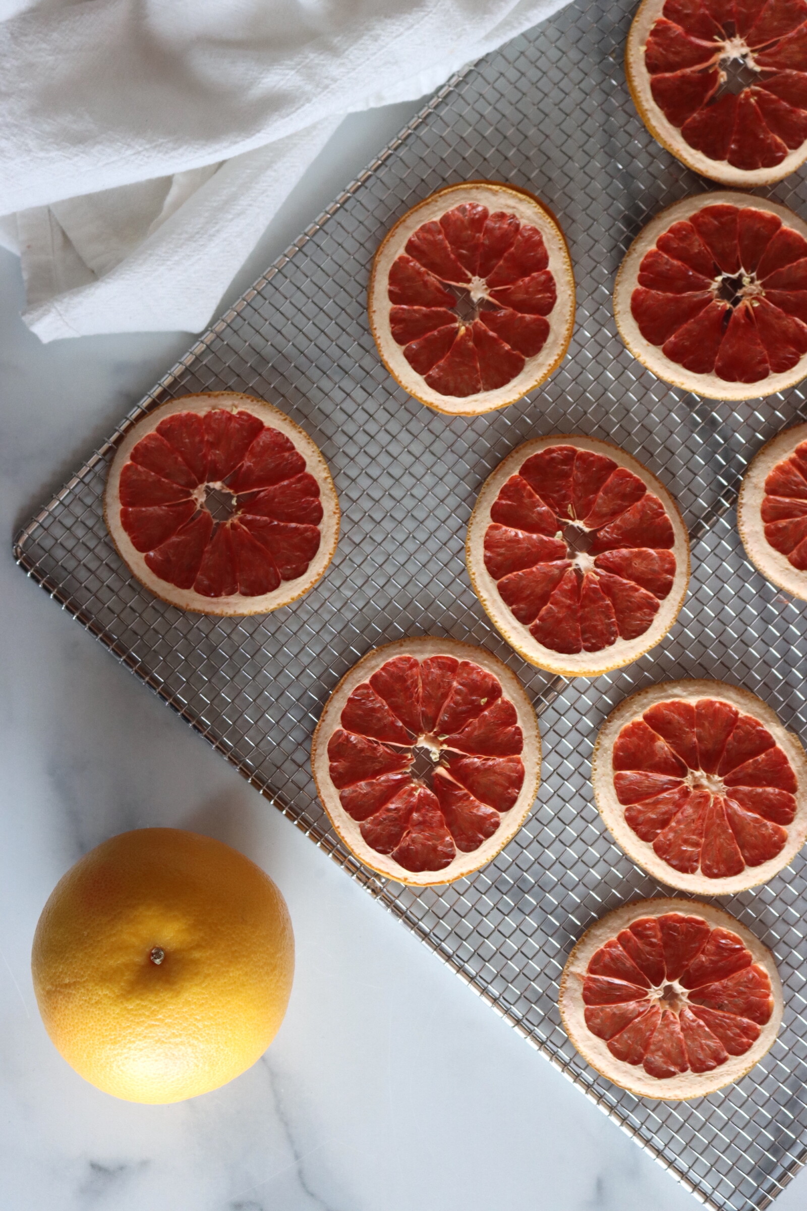 Dehydrating Grapefruit