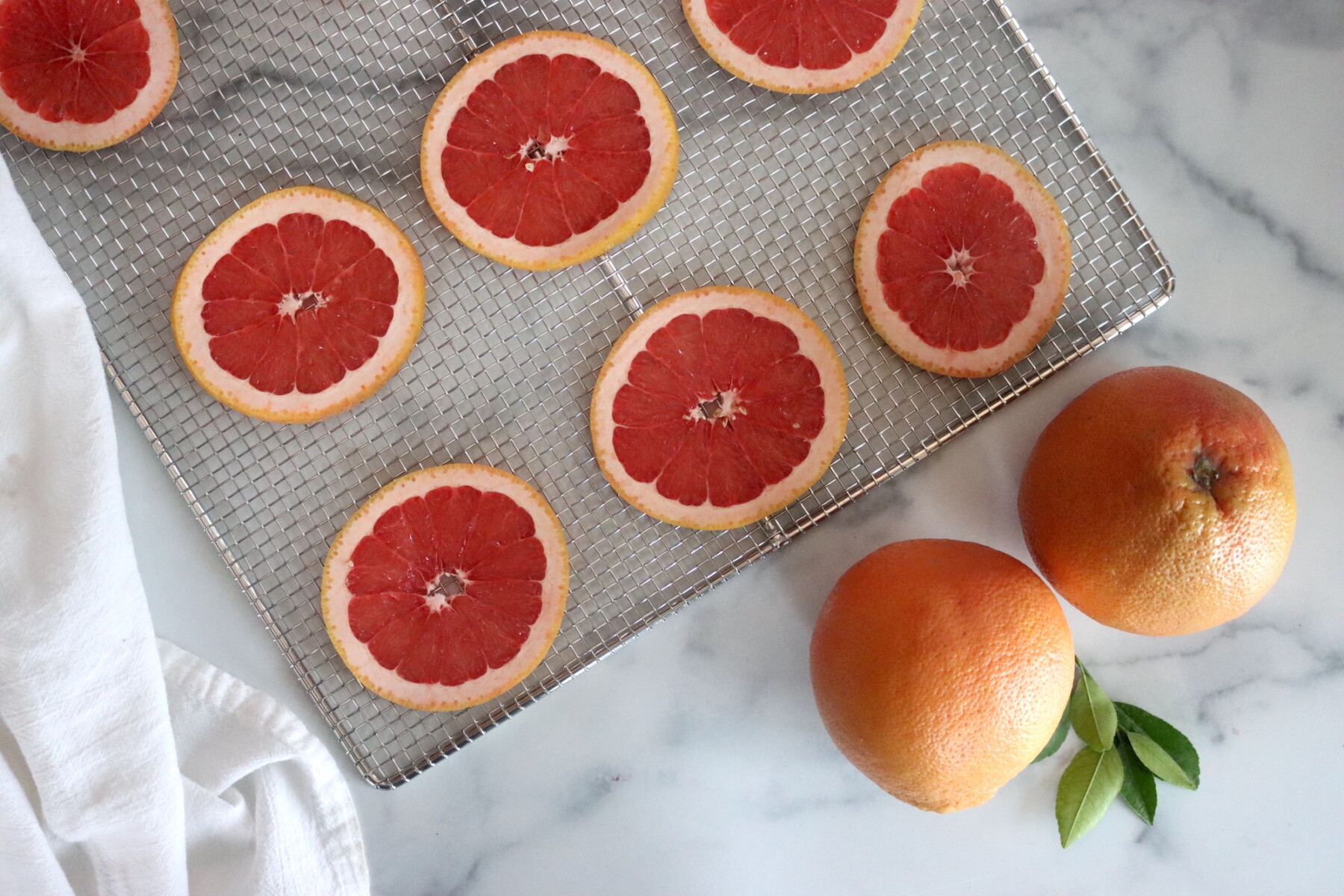 Dehydrating Grapefruit