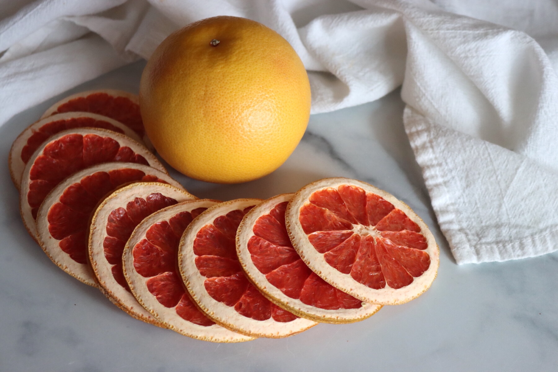 Dehydrating Grapefruit