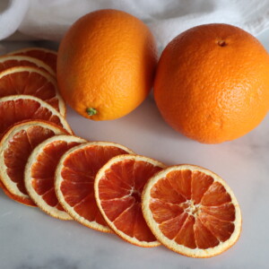 Dehydrated oranges