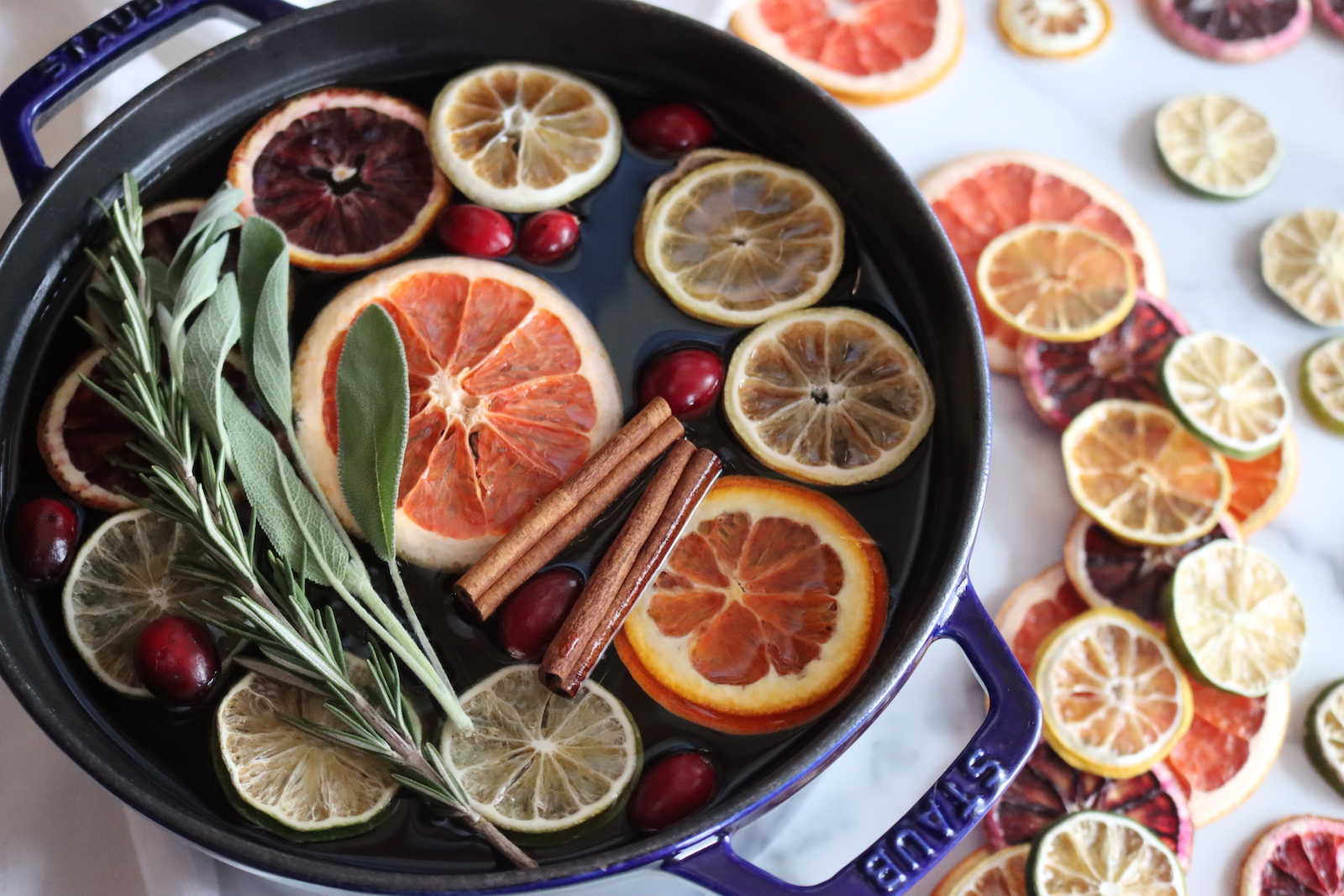 Using Dried Citrus in a Simmer Pot
